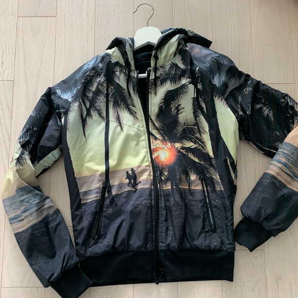 Nike Other - Rare Nike black label sunset track jacket size medium